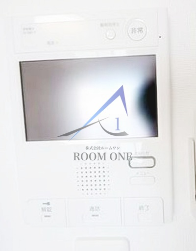 AZEST四つ木のセキュリティ|モニター付きインターホンです。