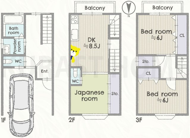 京都市西京区上桂三ノ宮　中古戸建