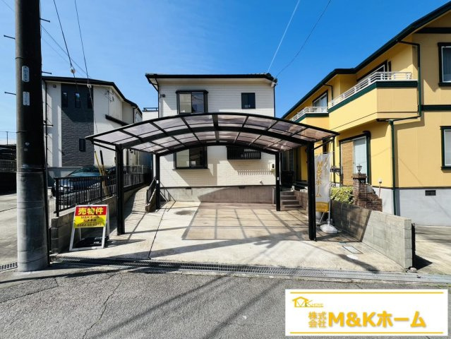 知多市にしの台2丁目の前面道路含む現地写真|R8.3.27撮影　並列駐車2台可能☆