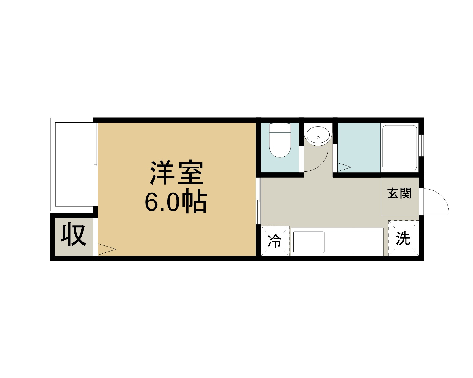 カーム51の間取り