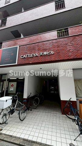 カトレア天神ビルのエントランス|落ち着いたエントランスです