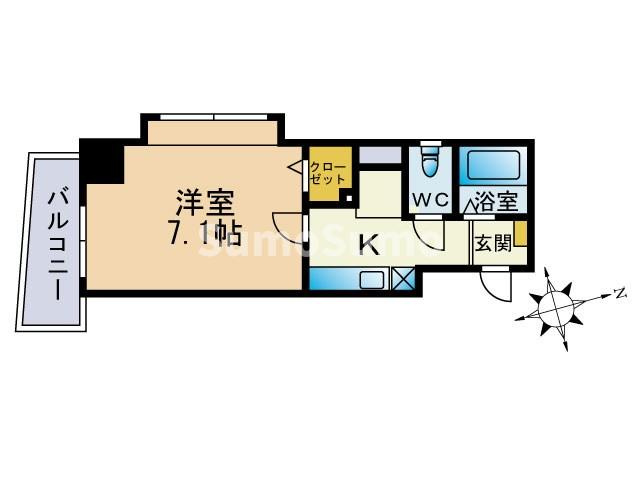 グランシャリオ箱崎の間取り