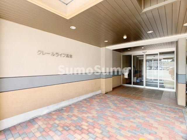 クレールライフ高宮のエントランス