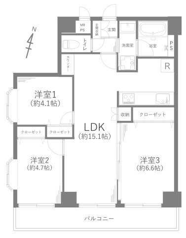 クリオ小机壱番館