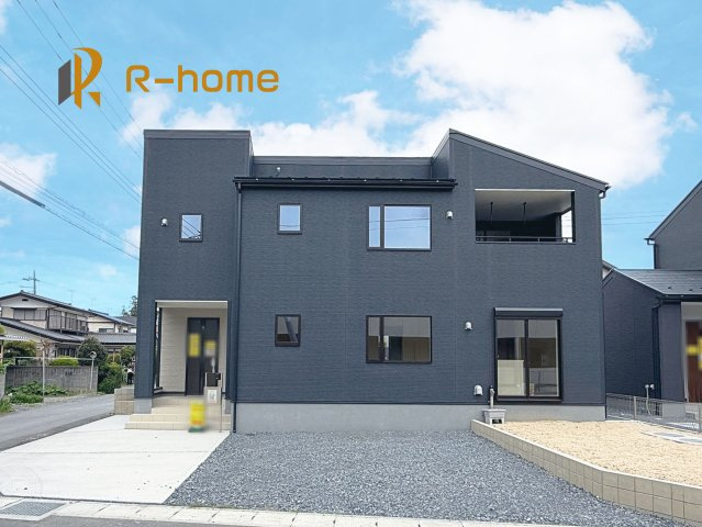 ひたちなか市田彦10期　新築戸建て　1号棟の外観|建物完成いたしました！ご予約で『平日』や『夕方』などでもご見学可能です！
