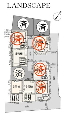 【区画図】 | 大和市代官2丁目 新築戸建 全10棟