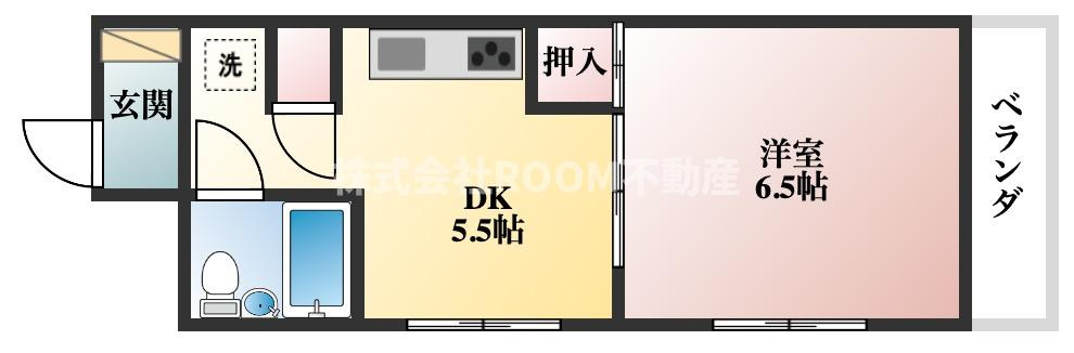 東町ペアシティ（マンスリー）の間取り