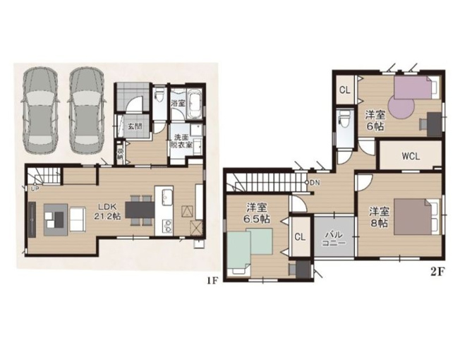 【間取り】 | 高知市愛宕山南町/３区画 | ３号地