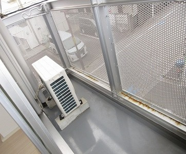 キューブ浜田山のバルコニー