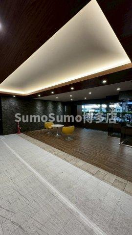 ダイアパレス博多駅前のロビー|落ち着いたロビーです