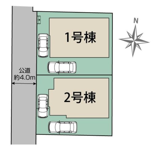 【区画図】 | ◇◆秦野市ひばりが丘 新築戸建 全2棟【1号棟】◆◇