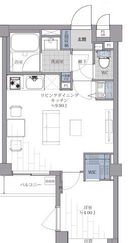 ライオンズマンション西高島平溝下公園壱番館の間取り