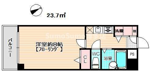 フォーラム箱崎の間取り