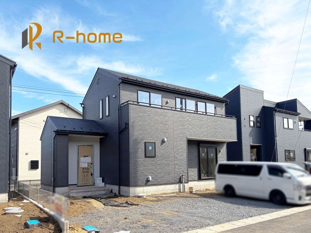 ひたちなか市田彦10期　新築戸建て　2号棟の外観|ご予約を頂ければ、『平日』はもちろん『早朝』や『夜間』もご見学可能です♪お気軽にお申し付けください♪