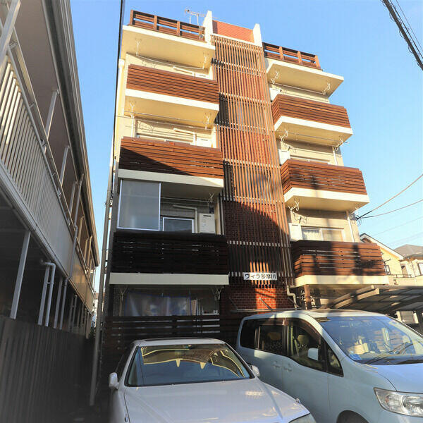 ヴィラ多摩川の駐車場