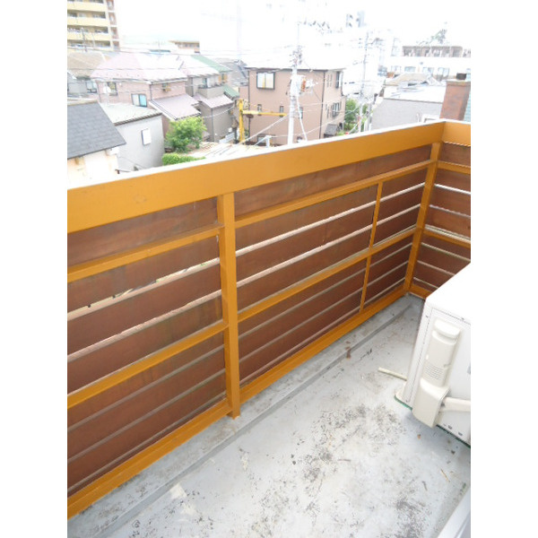 ヴィラ多摩川のバルコニー