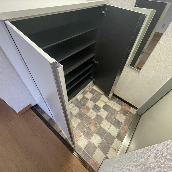 ヴィラ多摩川の玄関