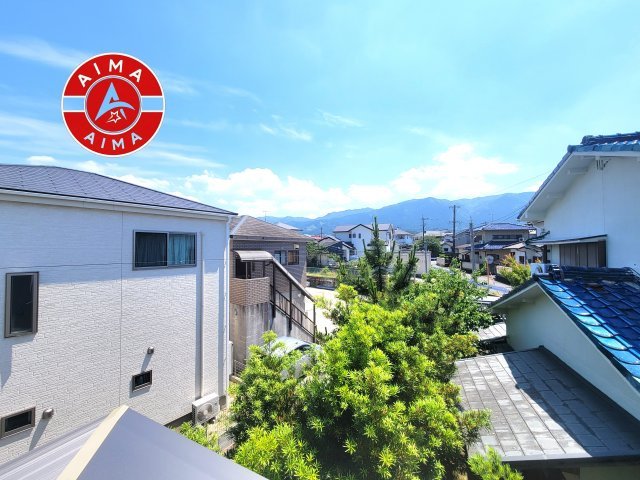 福岡市早良区内野５丁目第1-3棟（3号棟）の展望|窓から緑が見える物件も魅力的です。