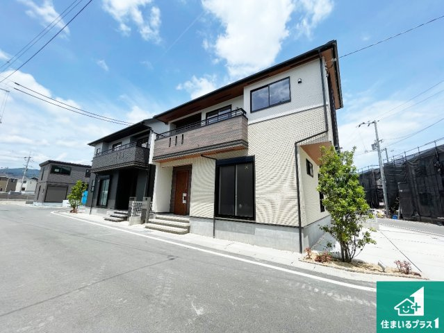 大津市雄琴　第2期　新築一戸建ての外観|お客様に長く安心して住んでいだだける事にこだわった家づくり！住んでからのアフターサービスにもしっかりと取り組んでいます！