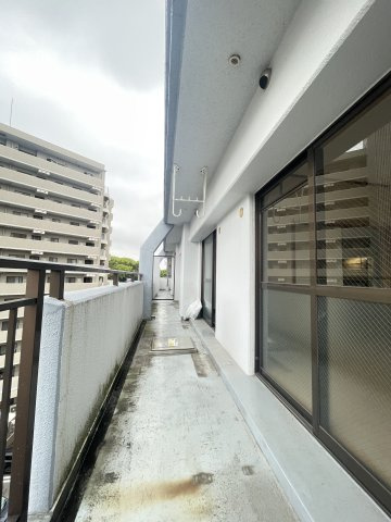 ファミール野間のバルコニー