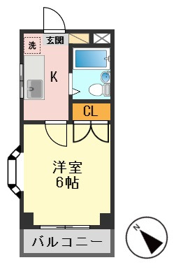 リバータウンAの間取り