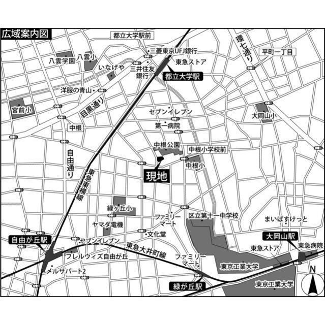 ボヌール白子の地図