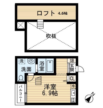 ボナール吉塚の間取り