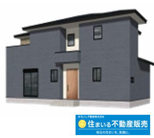 福岡市東区舞松原5丁目4期　1号棟の外観パース