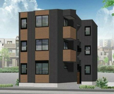 【外観パース】 | モカテラス松戸 | 外観パースです。