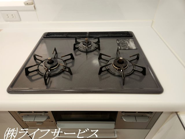 【キッチン】 | メゾン第２新大阪 | キッチン３口ガスコンロ