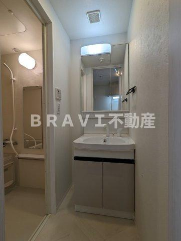 ディクス大阪城EASTレジデンス BRAVI不動産の洗面所