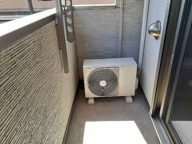 ノーブル港西　Ⅱのバルコニー|陽当たり良好なバルコニーです