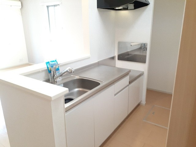 ノーブル港西　Ⅱのキッチン|きれいなキッチンです