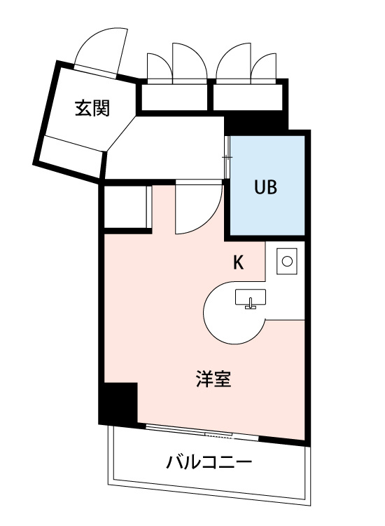 ルポ六本松の間取り