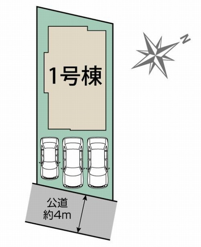 【区画図】 | 【仲介手数料０円】相模原市南区東大沼3丁目　新築一戸建て | 相模原市南区東大沼3丁目　新築一戸建て
