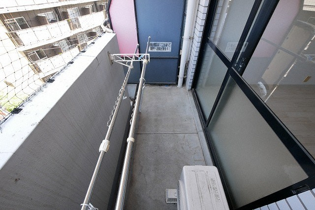 大阪市都島区都島南通２丁目の賃貸マンションのバルコニー