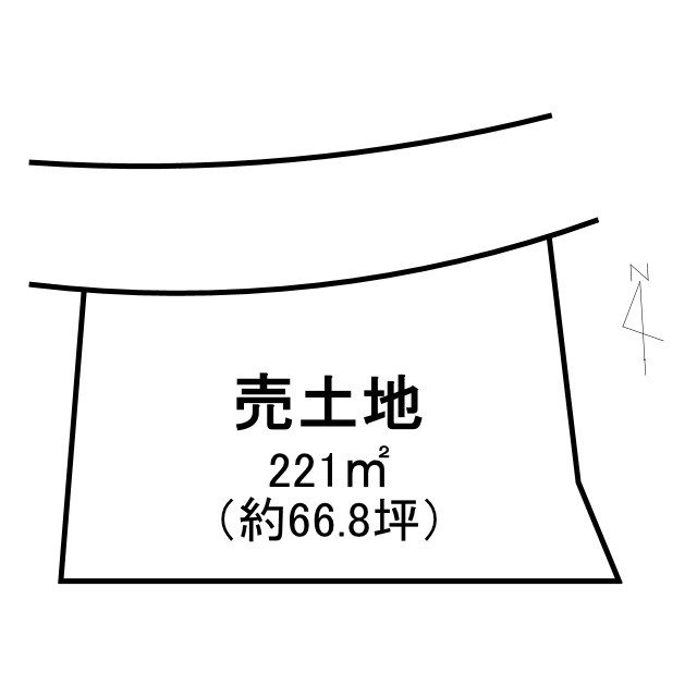 野洲市高木　建築条件無し売土地