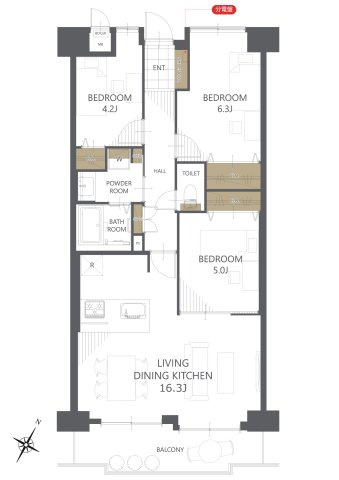 【間取り】ダイアパレス樟葉 