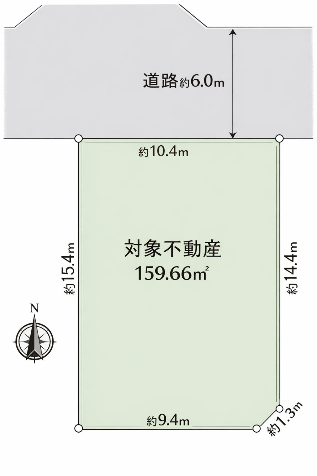 千種区宮根台2丁目土地の土地図
