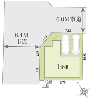 【区画図】 | 草津市上笠２丁目　限定1区画