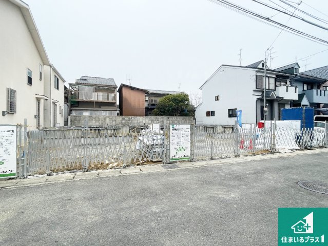 京都市伏見区久我森の宮町　第1期　新築一戸建ての外観|現在の進捗状況です！順調に作業進行中、完成が待ち遠しいです！詳細の間取り等、お気軽にお問い合わせください！