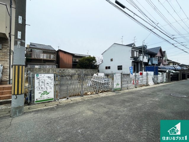 京都市伏見区久我森の宮町　第1期　新築一戸建ての外観|現在建築中！落ち着いた街並みで新生活を始めることが出来そう！周辺の物件も併せてご紹介させて頂きます！
