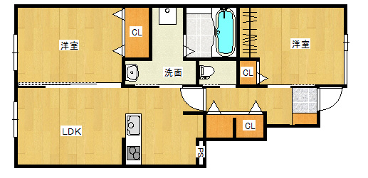 アレンデールの間取り