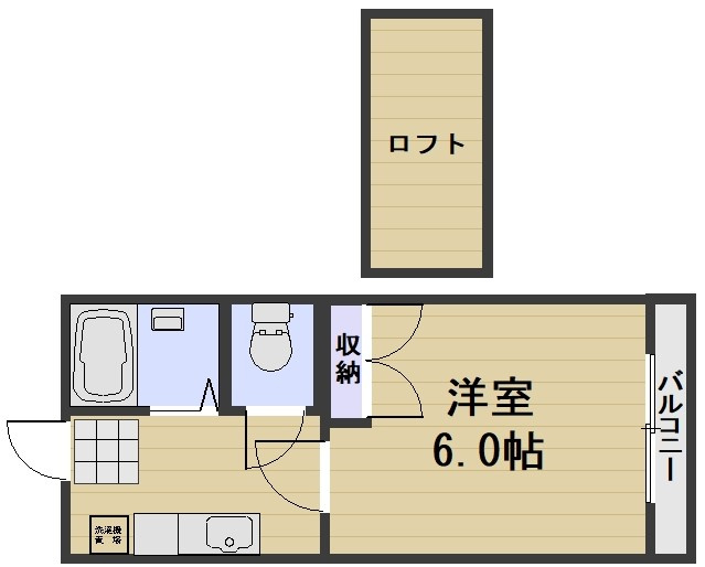 コーポ太陽　津島の間取り