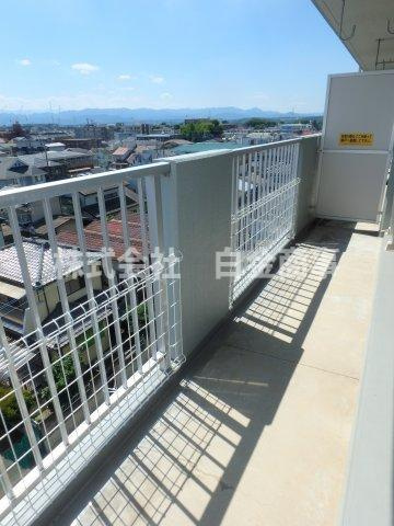 ガーデンスクエア北坂戸のバルコニー
