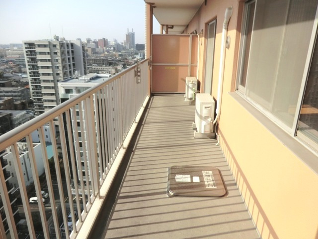 ハイムプラザ北浦和のバルコニー