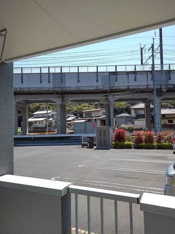 グレイス・ヴィラＡのバルコニー|落ち着いた時間を過ごせるバルコニーです