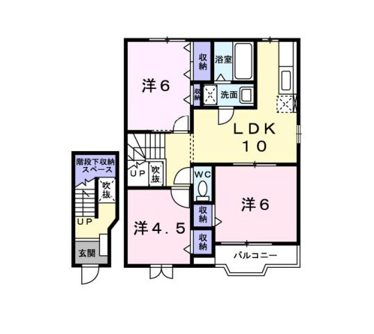 プロヴァンスＡの間取り