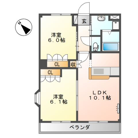 グリーン・コートの間取り