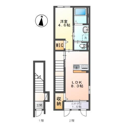 エクセルの間取り